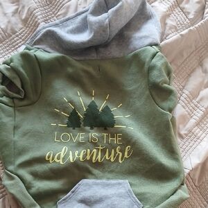 Kids Green Adventure Hoodie